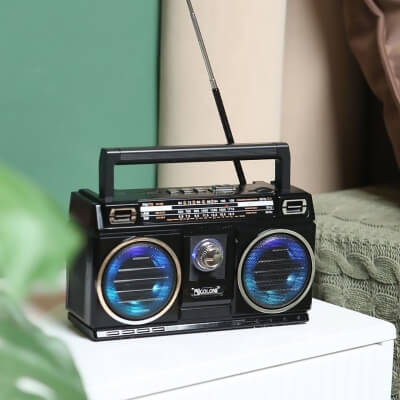 Фото: FM Радиоприемник в ретро стиле- Lantana/черный-4 FM Радиоприемник в ретро стиле- Lantana/черный-4